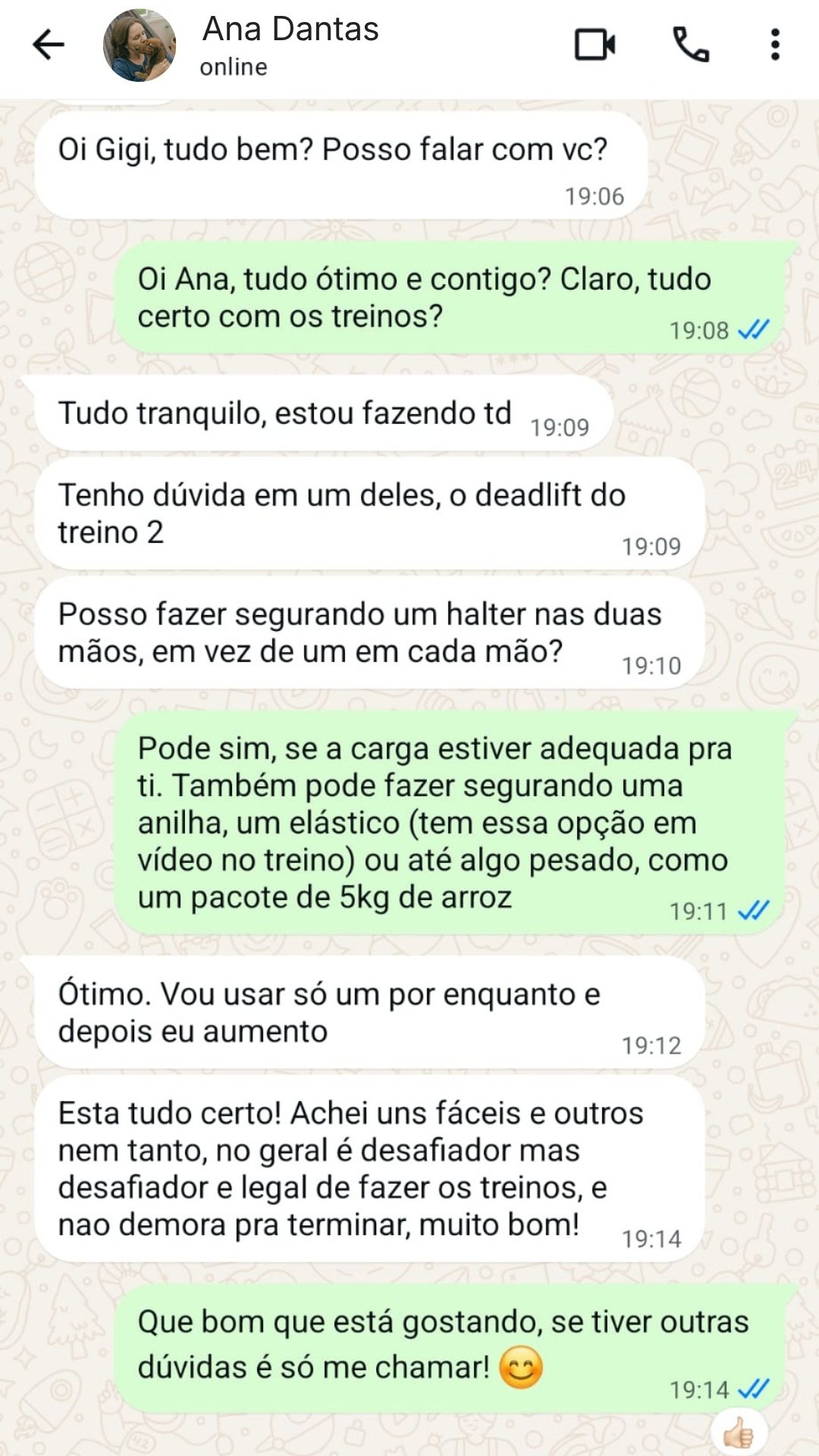 Depoimento Ana Dantas - WhatsApp